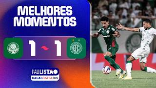 PALMEIRAS 1 X 1 GUARANI | MELHORES MOMENTOS | 8ª RODADA | PAULISTÃO CASAS BAHIA 2026