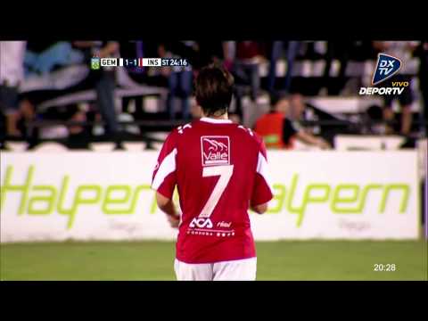 Gol de Bernardi. Gimnasia (Mza) 1 - Instituto (Cba) 1 | B Nacional 2015 - Fecha 3