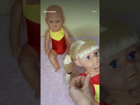 Купальник слитный для кукол пупсов 43 см baby born беби борн бон - фото 1 - id-p1746963016