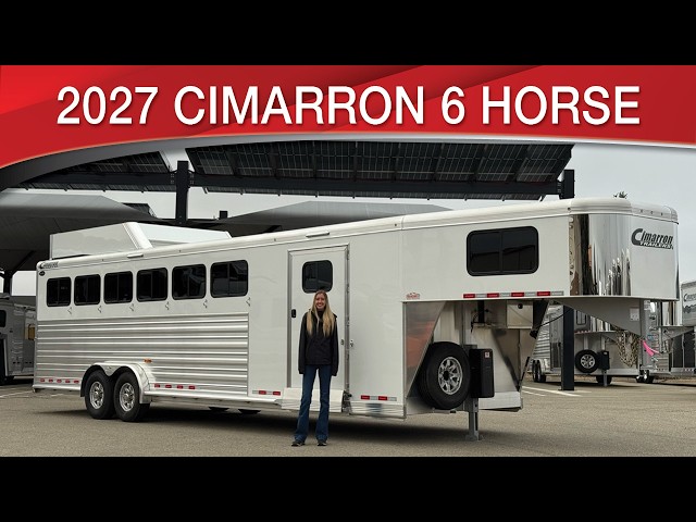 Preview image of 2027 Cimarron Norstar 6 Horse Gooseneck With An Extra Large Dual Front Tack youtube video