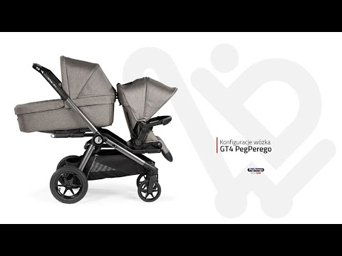 Peg-Perego GT4 City Grey IP25000000BA53PL00 Pastaigu Ratiņi