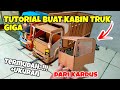 HOW TO MAKE A TRUCK CAB FROM CARDBOARD FASTEST AND EASIEST ️
