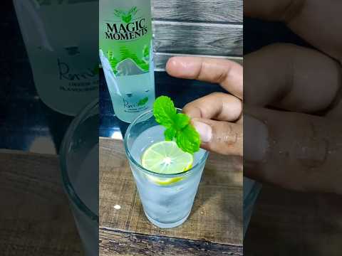 Ice cubes+lime+vodka+Sprite =amazing combination #shorts #magic moments[vodka cocktail]