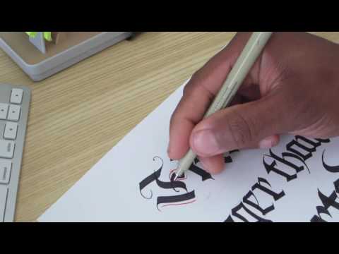 How to critique Calligraphy work