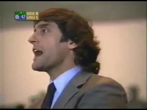 Eliminatorias Mundial 2002: Brasil 1-1 Uruguay (28/06/2000). Narración en portugués.