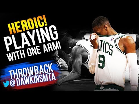The Game Rajon Rondo Played With One Arm After Dislocating His Elbow! HEROIC!