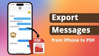 3 Ways to Export iMessages from iPhone to PDF