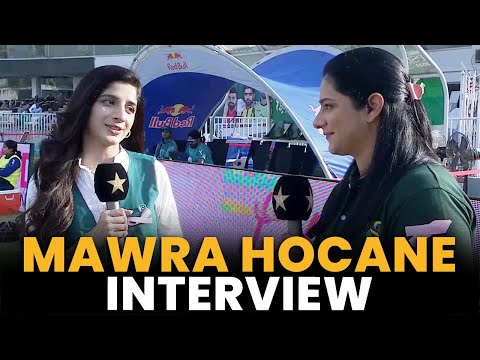 Mawra Hocane Interview | Amazons vs Super Women | Match 3 | Women's League Exhibition | MI2A