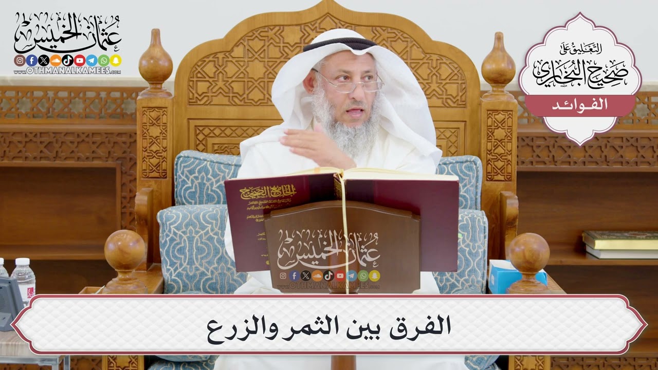 [943] الفرق بين الثمر والزرع - عثمان الخميس