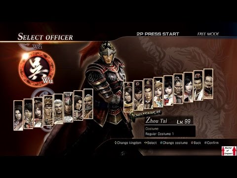 Dynasty Warriors 8 Level 5 Weapon Guides - Zhou Tai (Battle of Shiting - Wu Forces)