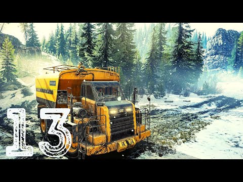 SNOWRUNNER PC Gameplay Walkthrough Part 13 - Port Polar Base Supply