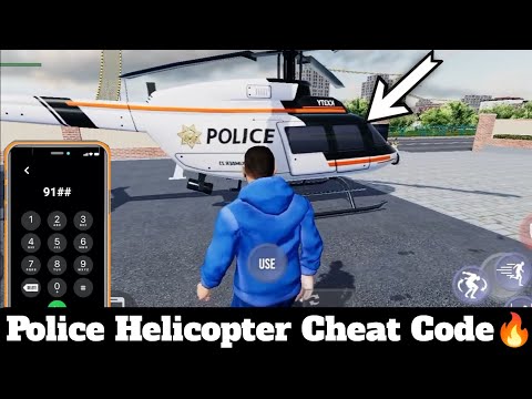 Indian Driving Open World POLICE HELICOPTER Cheat Code 🔥