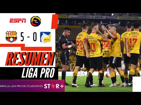¡PALIZA Y GOLEADA CANARIA PARA METER MIEDO EN LA LIGA ECUATORIANA! | Barcelona 5-0 Delfín | RESUMEN