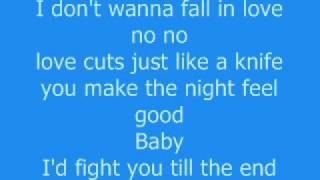 Don&#39;t Wanna Fall In Love By Pussycat Dolls with Lyrics