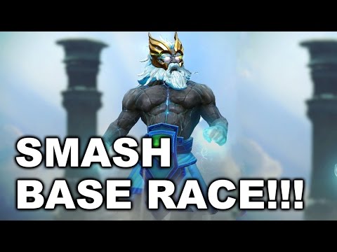 SMASH Zeus AMAZING Game + Base Race!!! - E.Wolves Archon Dota 2