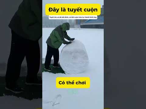 Không phải loại tuyết nào cũng có thể chơi!#shorts
