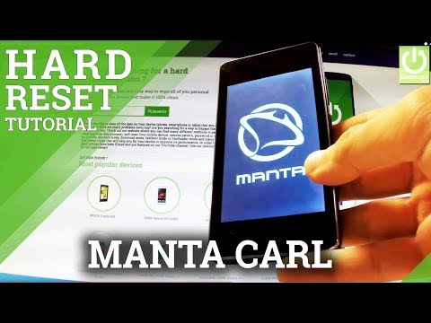 MANTA MSP4007 Carl HARD RESET / Restore Factory Settings in Manta