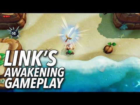 The Legend of Zelda: Link's Awakening Gameplay | E3 2019 thumbnail