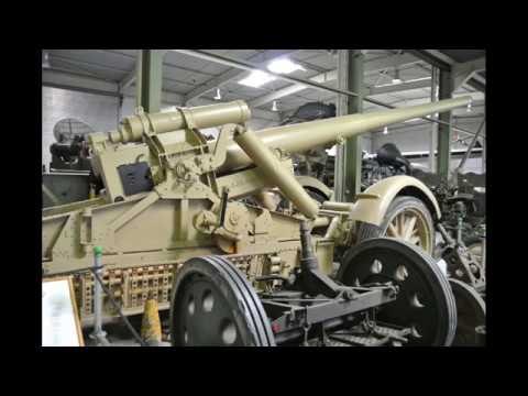 German 17cm Kanone 18 Heavy Howitzer static display