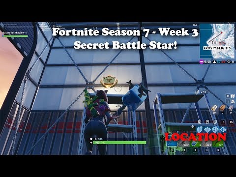 Fortnite - Season 7 Week 3 SECRET BATTLE STAR Location