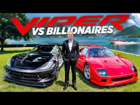 Breaking into the MOST EXCLUSIVE CAR EVENT? - Dodge Viper ACR vs. Hypercars