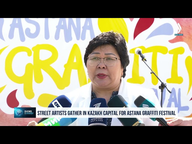 Street artists gather in Kazakh capital for Astana Graffiti Festival