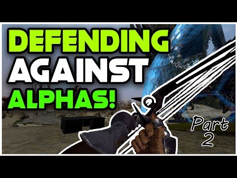 5 Hour Defense Against The Alpha Tribe! | ARK 6 Man PvP