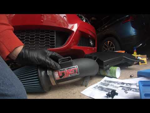 DIY: How to install an aftermarket air intake: Injen intake F30 BMW 328i, N20, N26 and driving POV