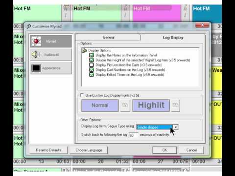 Myriad Playout v4 - General User Course - 7 - Customising Myriad