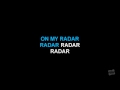 Radar in the style of Britney Spears karaoke video ...