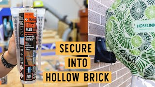 How to Secure into HOLLOW BRICK using RAMSET Ultra Fix | DIY
