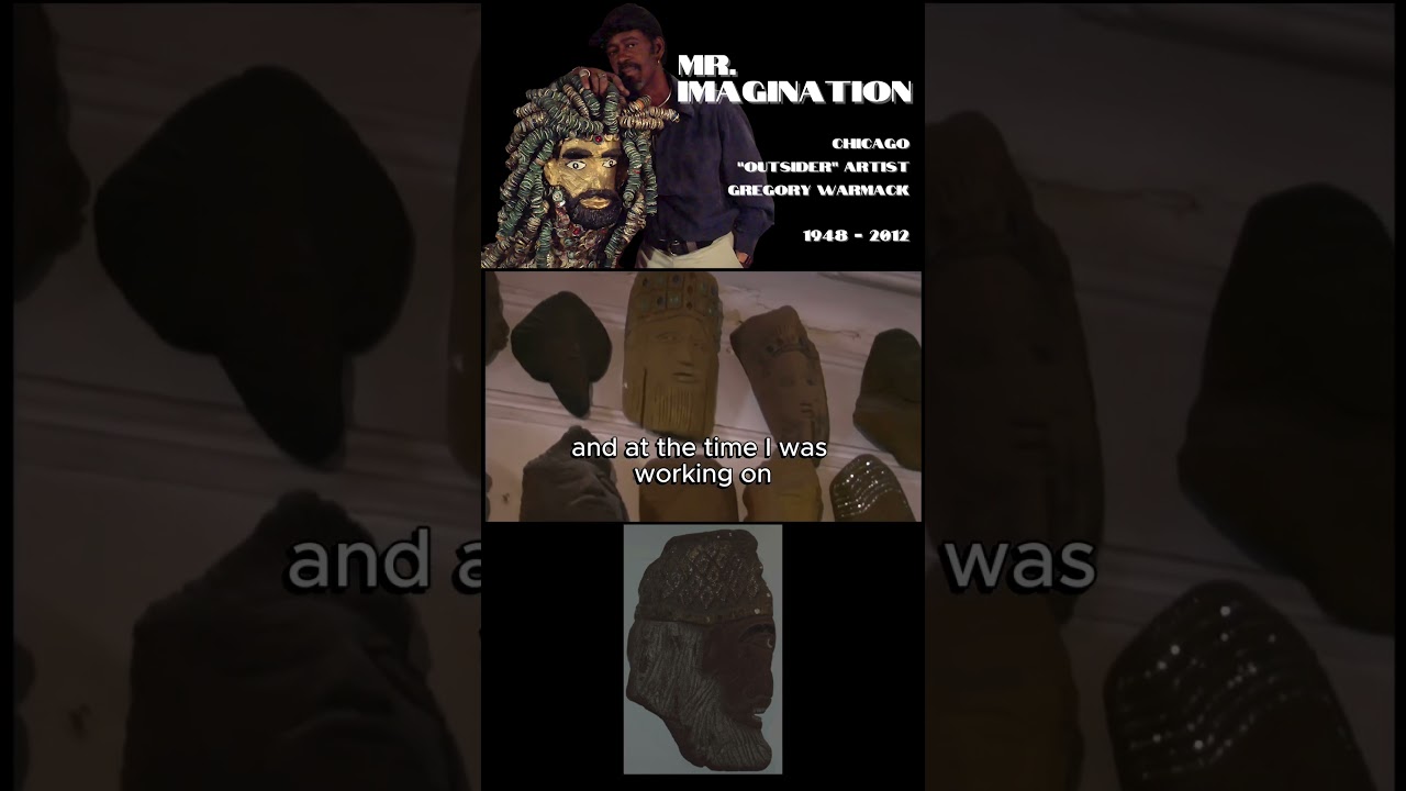 Mr. Imagination (1948-2012) presents his sandstone art & how he found this raw material in Chicago.