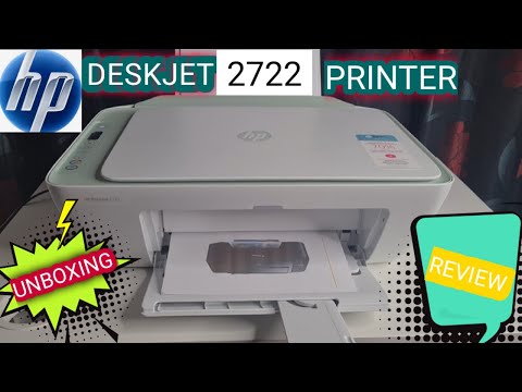 UNBOXING DESKJET PRINTER 2722 | HP DESKJET 2722/2724 PRINTER SETUP AND REVIEW