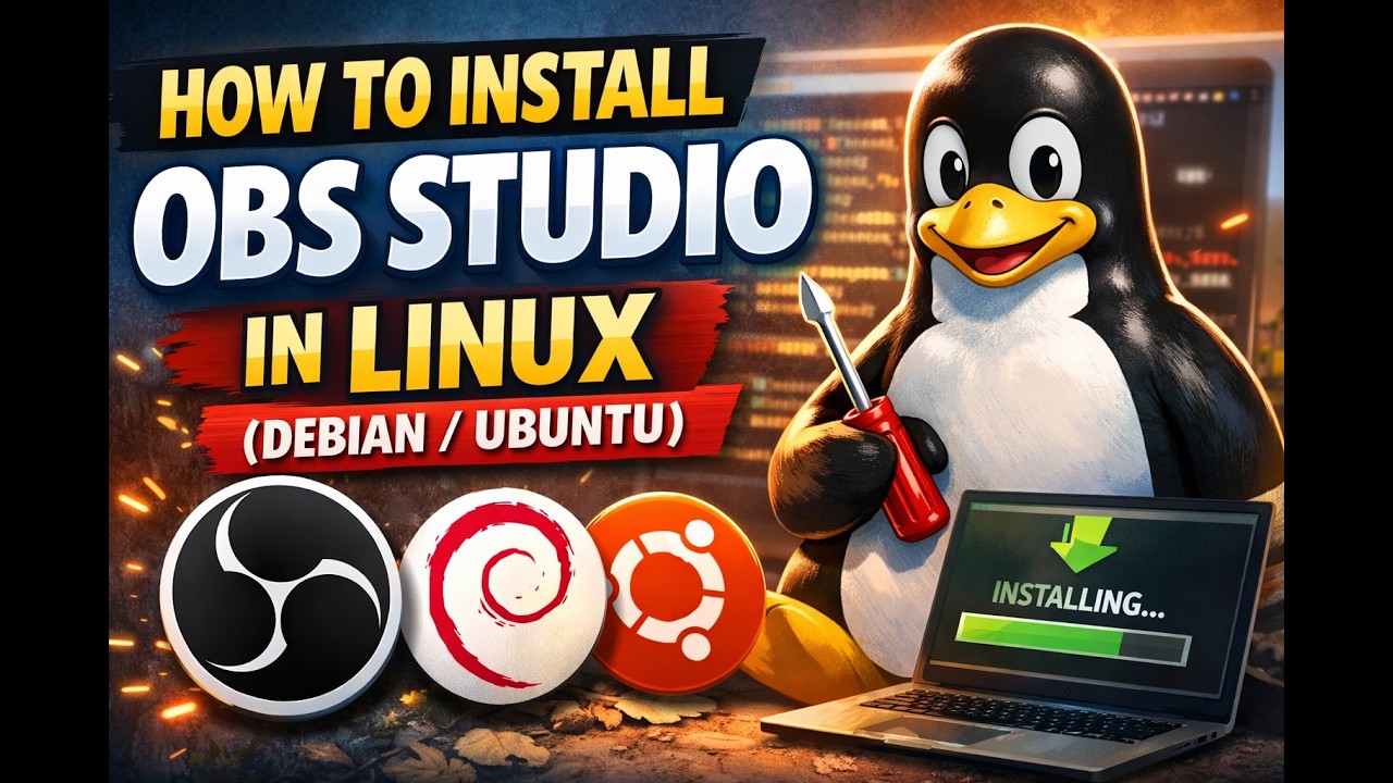 How to install OBS Studio in Linux (Debian/Ubuntu)