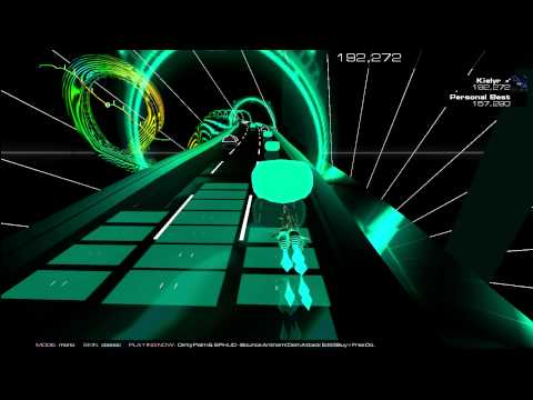 [HD] Audiosurf 2 Gameplay: Dirty Palm & SPHUD - Bounce Anthem (Original Mix)