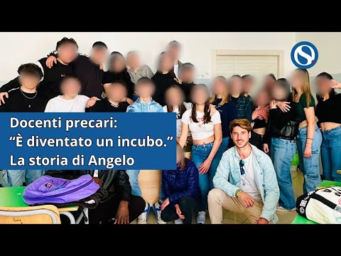 Docenti precari: “È diventato un incubo”. Così Angelo descrive la sua vita da insegnante precario 