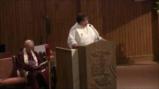 preview picture of video 'Pastor Pam Northrup - Sermon - Our Saviour Lutheran Church - Southern Pines, NC - Nov 21, 2010'