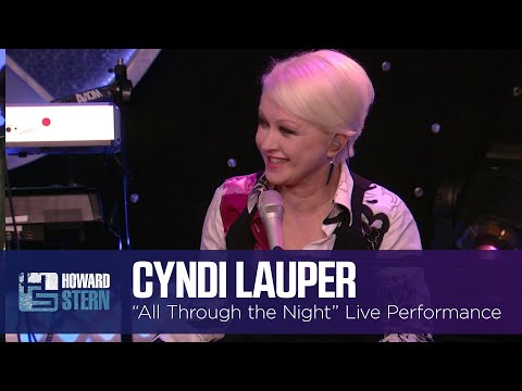 Cyndi Lauper “All Through the Night” Live on the Stern Show (2008)
