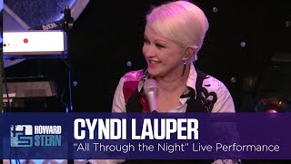 Cyndi Lauper “All Through the Night” Live on the Stern Show (2008)