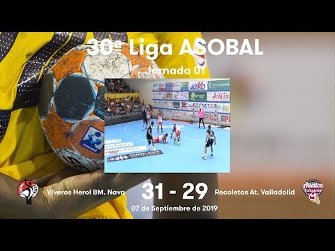 LIGA ASOBAL J01: Viveros Herol BM. Nava - Recoletas At. Valladolid 31-29