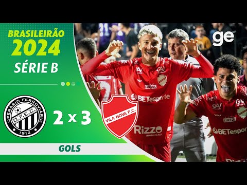 Gols e lances de Operário x Vila Nova-GO