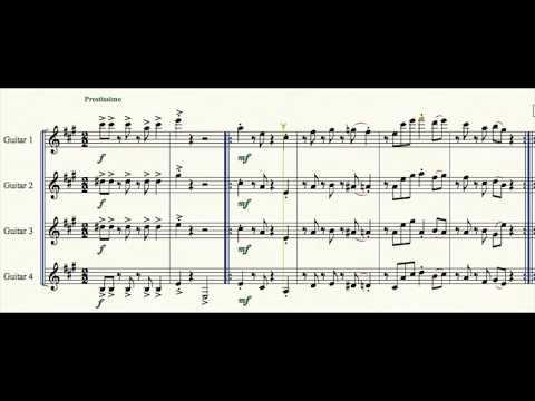 Super Mario Bros - Arrangiamento per 4 chitarre by Filippo Daino