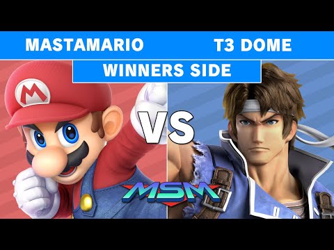 MSM 195 POW | Mastamario (Mario) vs CG | T3 Dome (Richter) Winners Pools - Smash Ultimate