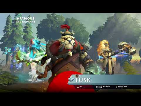 BTS Pro Series 13 - DogChamp vs Infamous - [INFAMOUS.Sebas - Tusk Build] - Game 1 - Full Replay