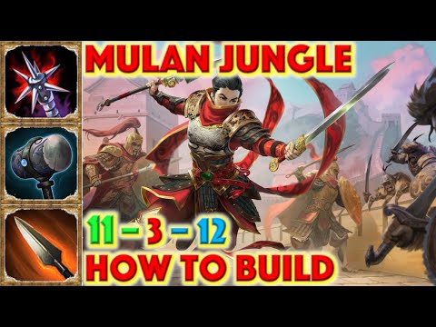 SMITE HOW TO BUILD MULAN - Mulan Jungle Build + How To+ Guide (Season 7 Conquest) Mysterious Warrior