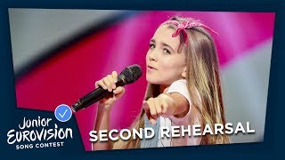 Angélina - Jamais Sans Toi - Second Rehearsal - France 🇫🇷 - Junior Eurovision 2018