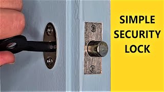 How to install security bolt