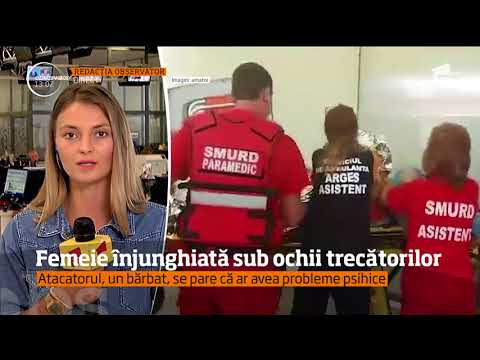 Caz şocant la Mioveni! O femeie a fost înjunghiată în plină stradă!