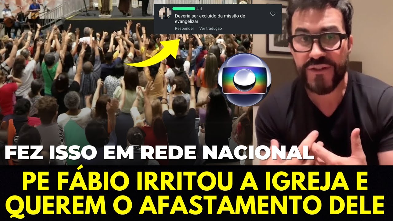 Olha o que ele fez: Fiéis perderam a cabeça com Fábio Melo e querem o afastamento dele