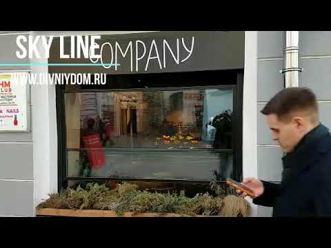 вертикальное остекление гильотинная система